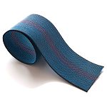 Резина мебельная 5см (синяя 3 красных полосы 50% раст.) (100)