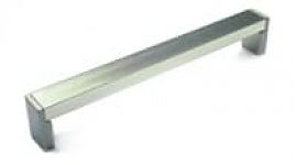 Ручка-скоба 51017 L-192мм бруш никель хром 6535/51017