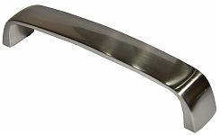 Ручка-скоба L-128мм бруш сатин никель 92612804  DV